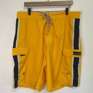 Men’s Old Navy Yellow Swim Trunks – Size XL